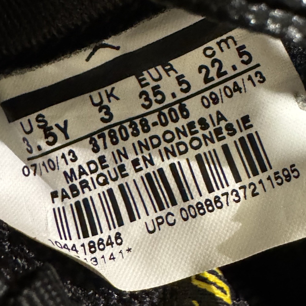 Nike Air Jordan 11 Retro Gamma Blue Black 378038-006 Kids Size 3.5Y GS Sneakers - Picture 5 of 5